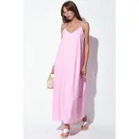 Busem Dames Effen Maxi Slipdress