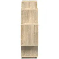 vidaXL Wandplank Sonoma Eiken 90 x 25 x 90 cm Bewerkt hout