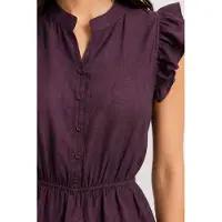 MixRay Gestructureerde Jacquard Peplum Blouse