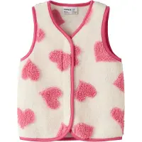 Name it Bodywarmer framboos / wit