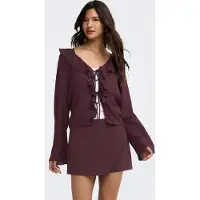 ONLY Blouse 'ONLVinni' wijnrood