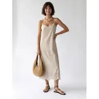MixRay Geborduurde A-lijn Midi Slipdress