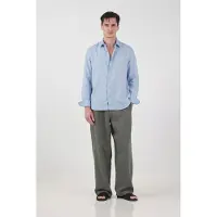 Giesto Heren Oversized Linnenmix Overhemd