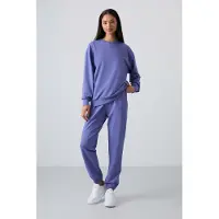 Tommy Life Oversized Sweatshirt en Elastische Boord Broek Set