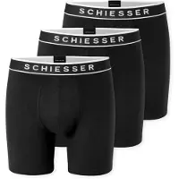 Schiesser Boxershorts ' 95/5 Multi ' zwart