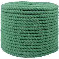 vidaXL Katoenen Touw 14 mm 100 m Groen 100% katoen