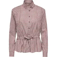ONLY Blouse 'ONLKeery' bruin / zwart / wit