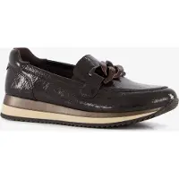 Jana Damenschuhe Halbschuhe Slipper Braun Freizeit