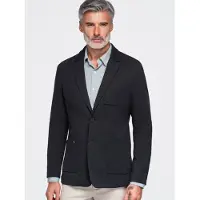 OMBRE Blazer - Slim Fit - Lange Mouw - Knopen Zwart XL