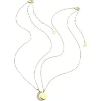 Hey Happiness Ketting 'Connected Sun & Moon' goud