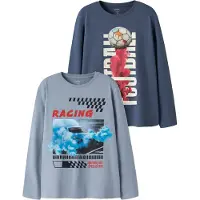 Name it Shirt 'NKMVOTO' marine / duifblauw