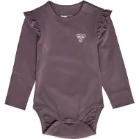 Hummel Rompertje/body grijs / mauve