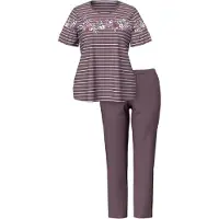Ulla Popken Pyjama bruin / gemengde kleuren