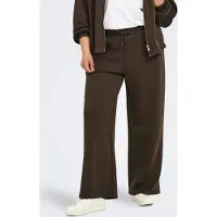 ONLY Carscarlett Wide Fit Broek Dames Bruin M-46/48