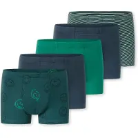 Schiesser Onderbroek ' 95/5 Multi ' donkerblauw / groen / donkergroen
