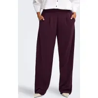 ONLY Carmakoma Carstilla Straight Fit Broeken Dames Rood 44/34