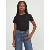 JJXX Effen T-shirts Girls 128 Zwart