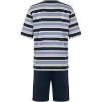 Hajo Pyjama kort blauw / gemengde kleuren