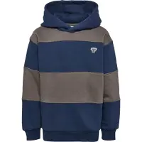 Hummel Sweatshirt enziaan / grijs / wit