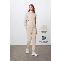 Tommy Life Oversized Sweatshirt en Broek Set met Ritskraag