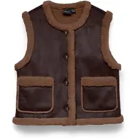 Vero Moda Bodywarmer 'VMLina' donkerbruin