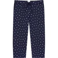 Schiesser Pyjamabroek ' Mix Relax ' donkerblauw / wit