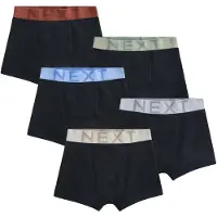 Next Onderbroek lichtblauw / pastelgroen / roestrood / zwart