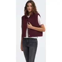 ONLY Bodywarmer 'ONLSANDRA' wijnrood