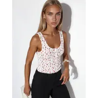Busem Bloemige Knopjes Camisole Top
