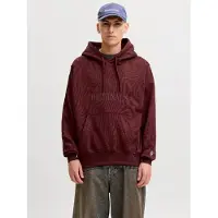 Helmi Motors Sweatshirt 'JORFrederiksberg' wijnrood