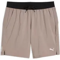 Puma Sportbroek 'PWRTRAIN 7' lichtgrijs / zwart / wit