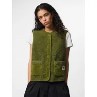 Pieces Pcanastacia Teddy Gilet Dames Groen L