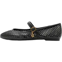 Michael Kors Ballerina met riempjes 'NELLIE' zwart