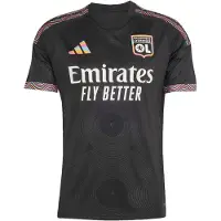 Adidas Functioneel shirt 'Olympique Lyonnais 26/27' lichtblauw / lichtroze / zwart / wit