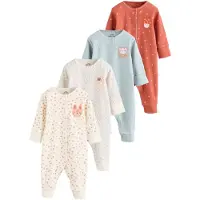 Next - Meisjes - Set van 4 babypyjama's - Rood