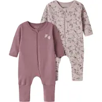 Name it Nachtkledij kaki / sering / mauve / wit