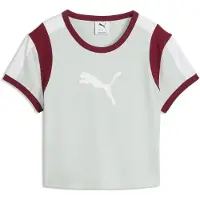Puma Functioneel shirt bordeaux / wit