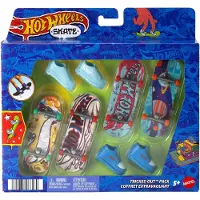 Hot Wheels JBX58, vinger-skateboard set, geschikt voor kinderen vanaf 5 jaar, meerkleurig