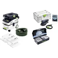 Festool CTM MIDI/ETS EC/GR/FIS Combinatieset Mobiele Stofzuiger + Excenterschuurmachine in Systainer - 578866