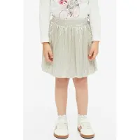 s.Oliver mini rok - ecru Meisjes Polyester Effen - maat 128