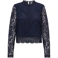 ONLY Blouse 'ONLNEW KARO' navy