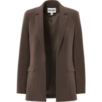 Pieces Pcbozzy Gestreept Blazer Dames Bruin XL