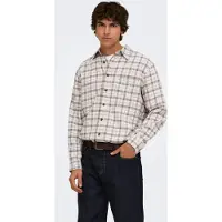 Only & Sons Onsgudmund Overhemd Heren Bruin S