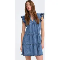 ONLY Jurk 'ONLSHANIA' blauw denim