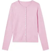 Vero Moda Gebreid vest 'VMAnna' rosa
