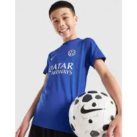 Nike Inter Milan Strike Trainingsshirt 2026-2027 Kids Blauw Donkerblauw Wit