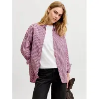 JJXX Blouse 'JXJamie' chocoladebruin / pink