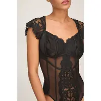 Hunkemoller Body Zoe Zwart Dames | Maat: XL