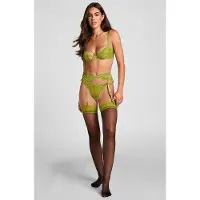 Hunkemoller Stay-Up Zara Groen Dames | Maat: L/XL