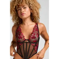 Hunkemoller Bustier Dahlia Zwart Dames | Maat: 80C